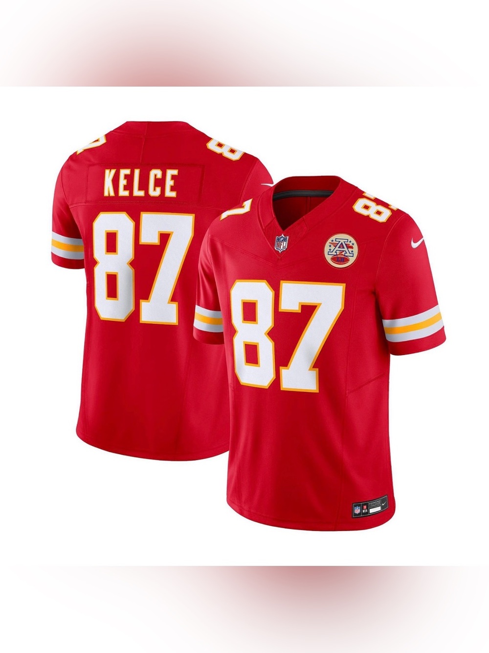 Men's Travis Kelce Kansas City Chiefs Vapor F.U.S.E. Limited Jersey